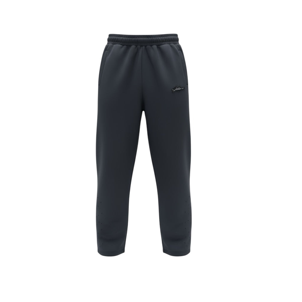 OPEN LEG JOGGER BLACK